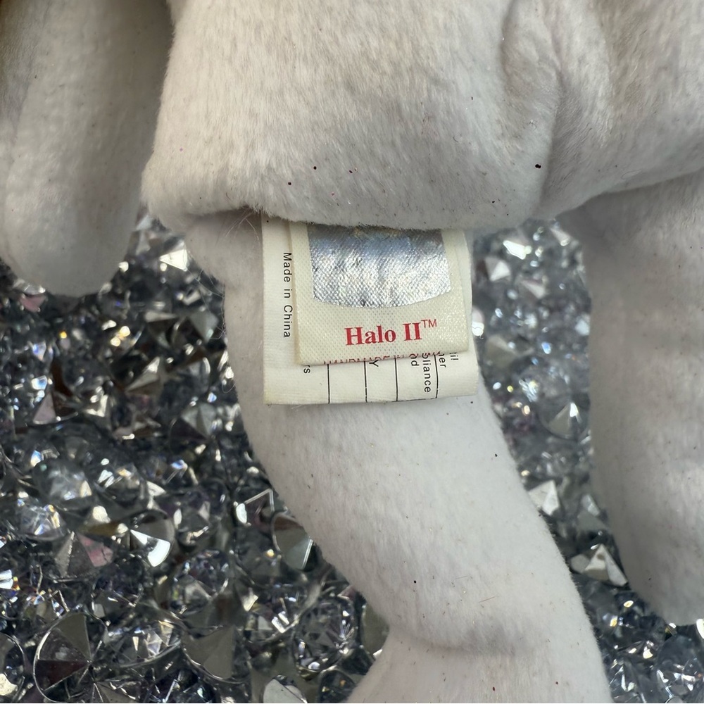 Ty beanie babies halo ii 2 White Angel Bear with Gold Wings - Picture 6 of 6